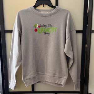 NEW - Gray Grinchy Sweatshirt